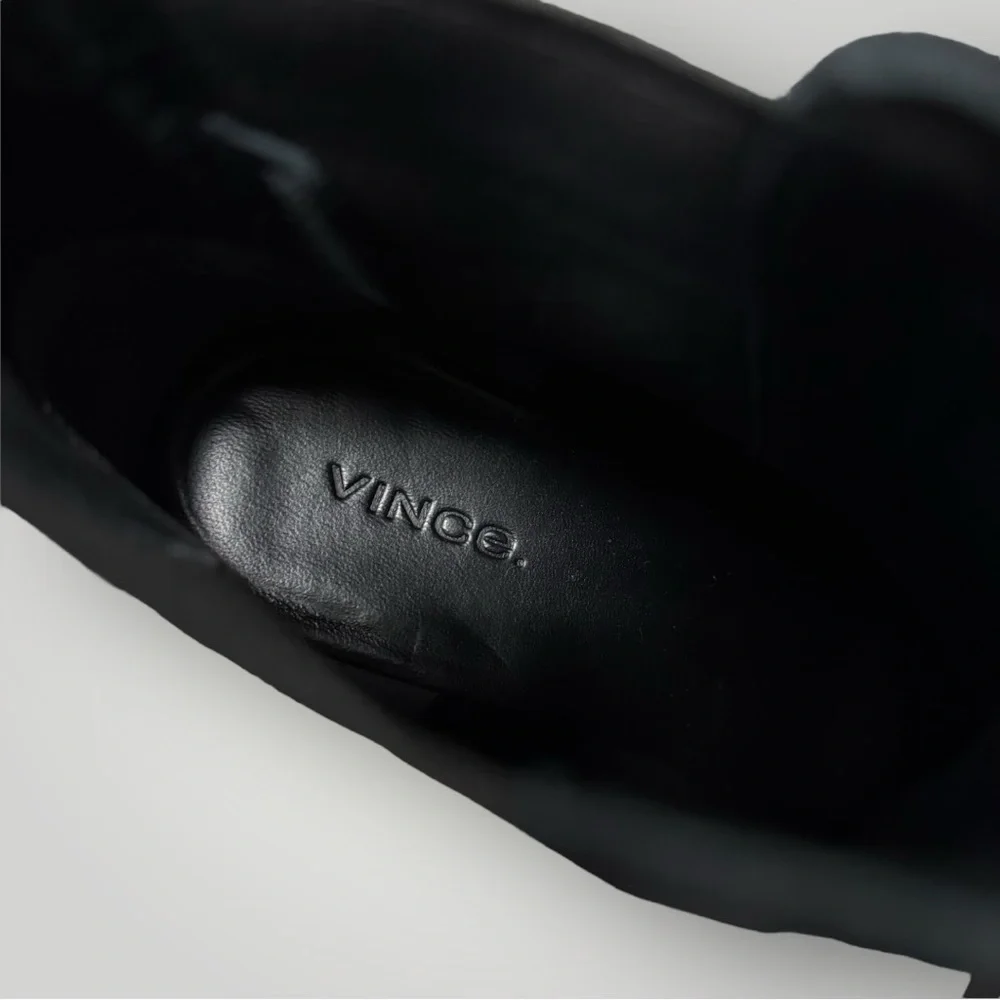 VINCE Henderson-B Suede Ankle‎ Booties Black Sz 38
